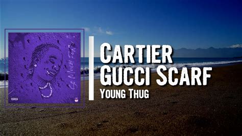 cartier gucci scarf|cartier gucci scarf young thug.